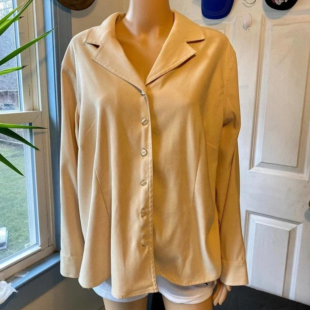 Vintage Architect Women Buttons Down Blouse Women Size 1X